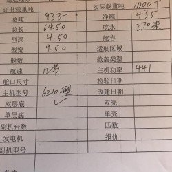 冷冻船933吨