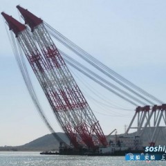出租2400T,3400T双臂架变幅式船用起重机图1