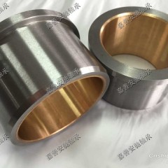 带挡边双金属衬套,焊接双金属轴承,翻边双金属铜套图3