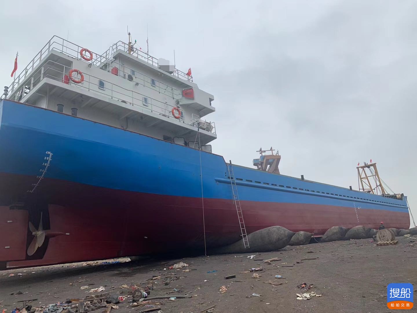 出售2020年造实载2300吨沿海自卸沙船