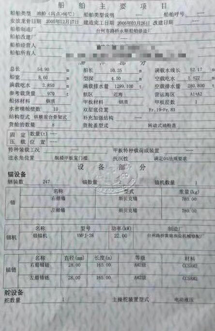 出售1000吨油船