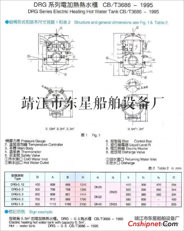 出售蒸汽电加热热水柜ZDR-0.5/0.6