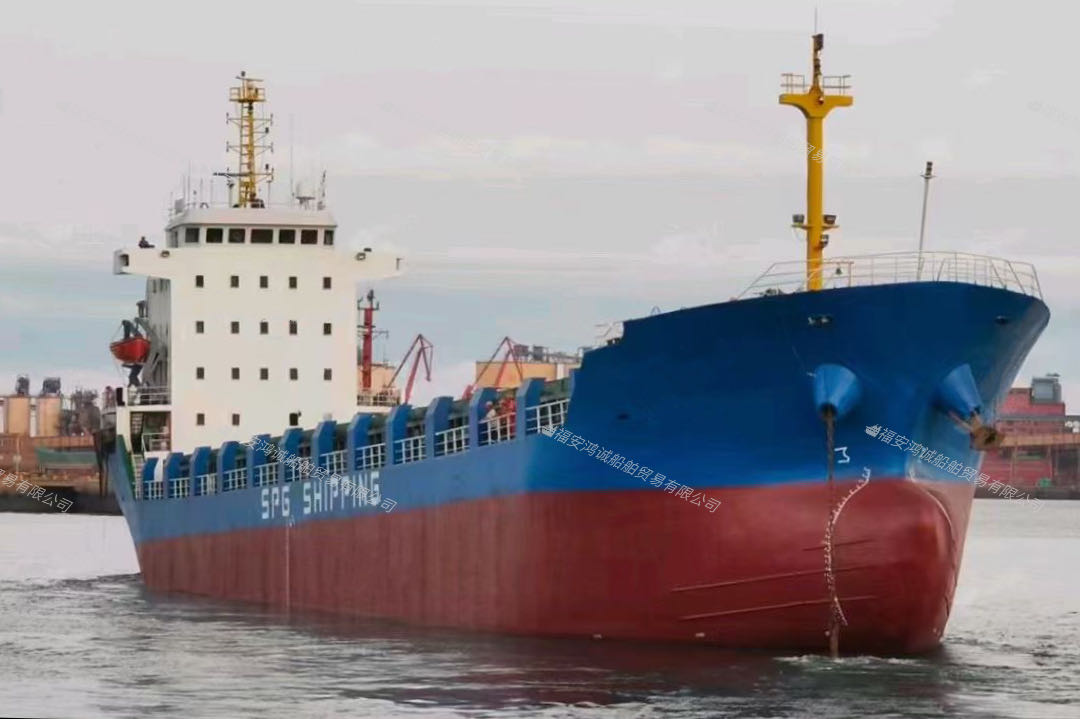 出售6300吨集装箱多用途船 双底双壳结构/ 2005年浙江临海建造