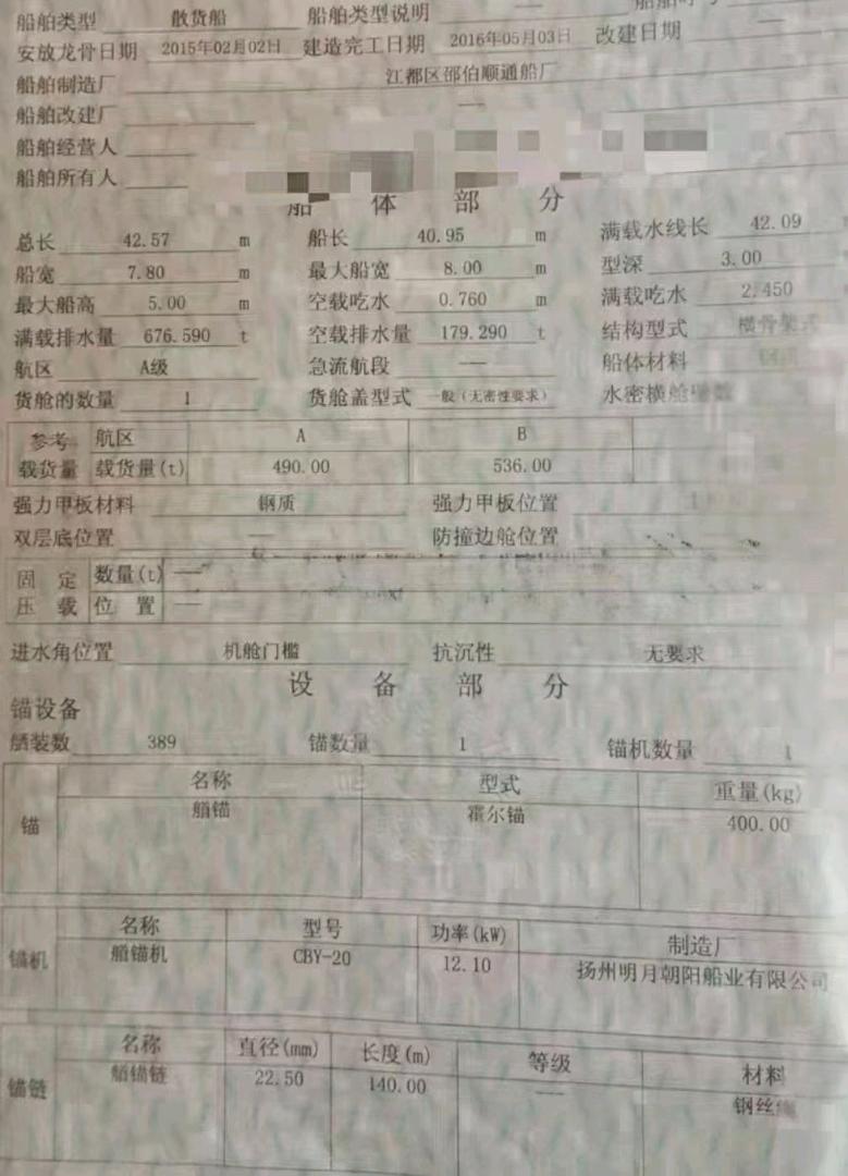 铁船出售