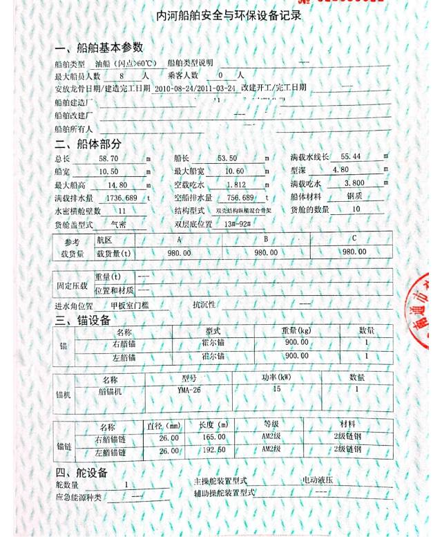 油船