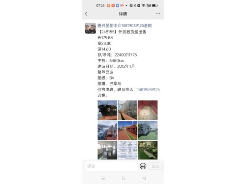 外贸散货船图1