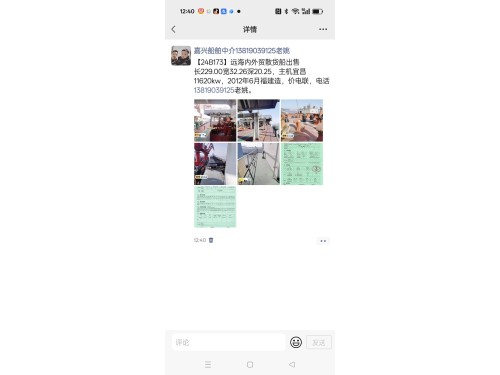 远海内外贸散货船图1