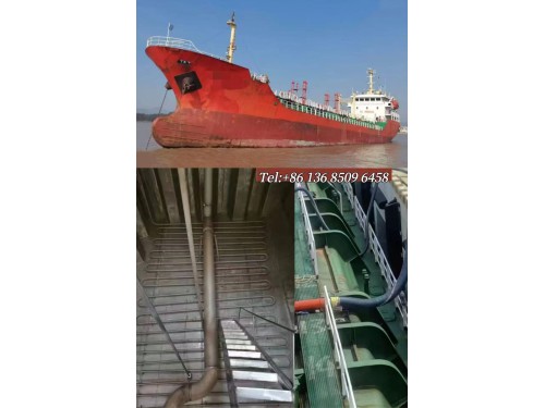 出售:2008年浙江造,2000吨化学品油船,舱内不锈钢结构。 Sale: 2000 ton chemical tanker, made in China in 2008.图1