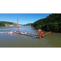 4000方双泵绞吸式挖泥船      设计挖深25米    输送距离可达5000米
